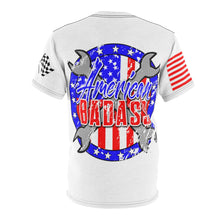 Load image into Gallery viewer, American Badass White Unisex Tee