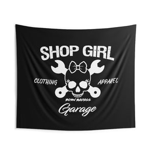 Shop Girl Garage Flag