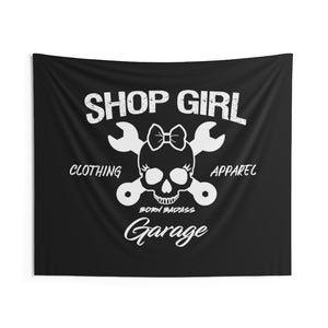 Shop Girl Garage Flag