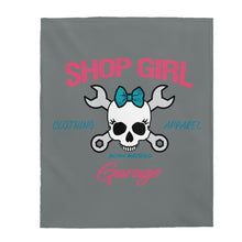 Load image into Gallery viewer, Shop Girl Velveteen Plush Blanket