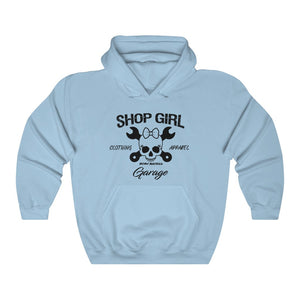Unisex Heavy Blend™ Shop Girl Hooded Sweatshirt