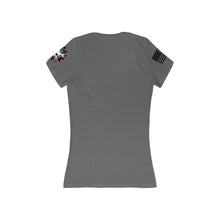 Load image into Gallery viewer, Women&#39;s Short Sleeve Deep V-Neck Tee