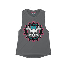 Load image into Gallery viewer, Women&#39;s Born Badass Flowy Scoop Muscle Tank