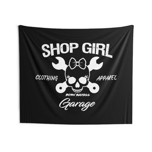 Shop Girl Garage Flag