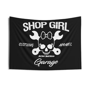 Shop Girl Garage Flag