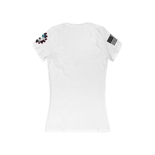 Load image into Gallery viewer, Women&#39;s Short Sleeve Deep V-Neck Tee