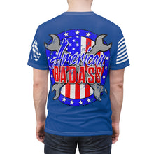 Load image into Gallery viewer, American Badass Blue Unisex Tee