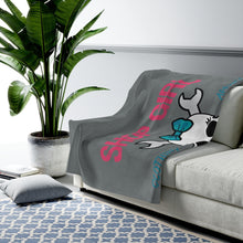 Load image into Gallery viewer, Shop Girl Velveteen Plush Blanket