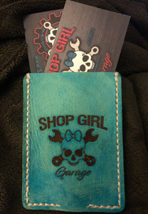 Shop Girl Garage Leather Minimalist Wallet